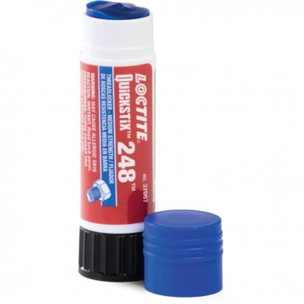 Adhesivo para tornillos Loctite 248, resistencia moderada, 1 barra de 19g