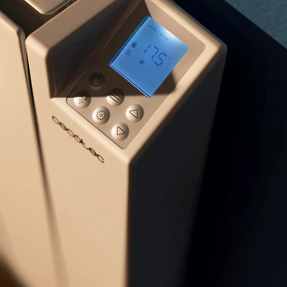 Cecotec Radiador Eléctrico Bajo Consumo ReadyWarm 4000 Thermal Ceramic Connected. 4 Elementos, 1000 W, Aluminio Fundido, Control Wifi, 4 Modos, Temporizador, IPX4, 12 m2