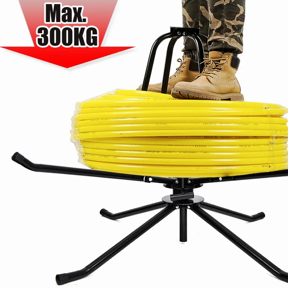 Para tubos de calefacción por suelo radiante, 16-32 mm, PEX PERT AL/PEX, tubo compuesto de calefacción por suelo radiante, máx. 300 kg, cable de 600 metros, enrollador, enrollador, enrollador,