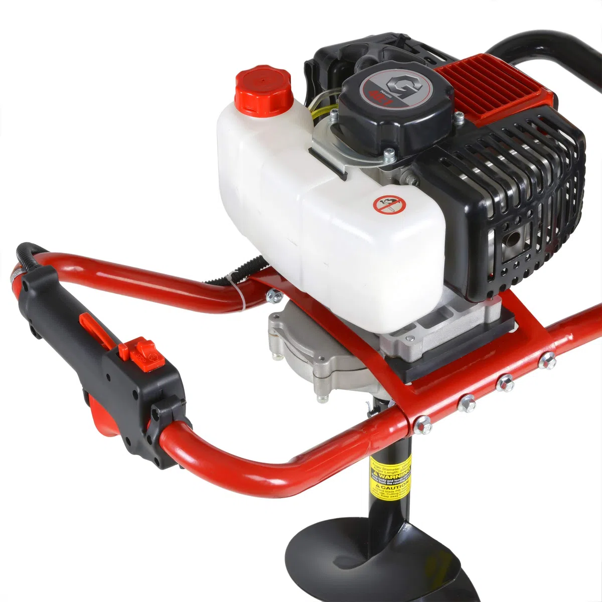 G ahoyadora gasolina 52CC gasolina tierra taladro (con 3 brocas Ø 100/150/200 mm* longitud 800 mm) poste agujero perforador