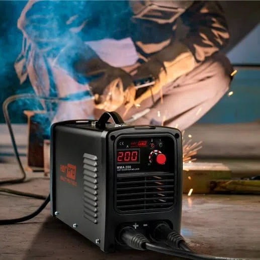 QUALITY PRO TOOLS | Soldador Inverter Profesional MMA-200amp al 60% | Funciones Hot Start, Arc Force y Anti Stick | Máquina de Soldar Ligera, Portatil y Facil de Usar
