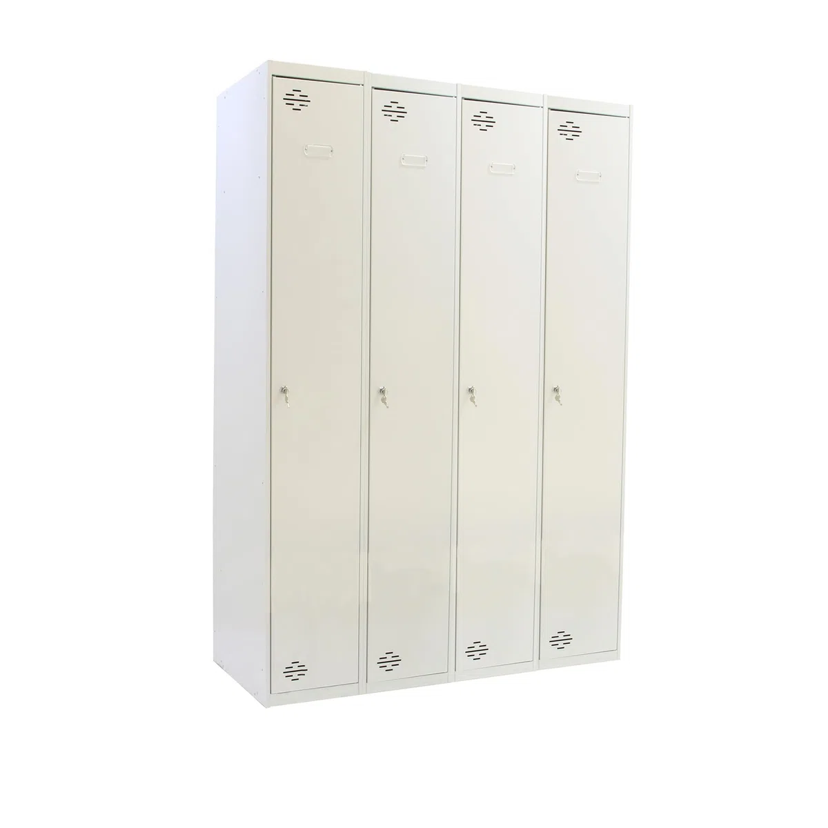 Simon Rack Taquillas Vestuario Metálica, 1800x1600x500 mm, 1 Puerta, 4 Módulos, Incluye Llave, Gris - Simonlocker