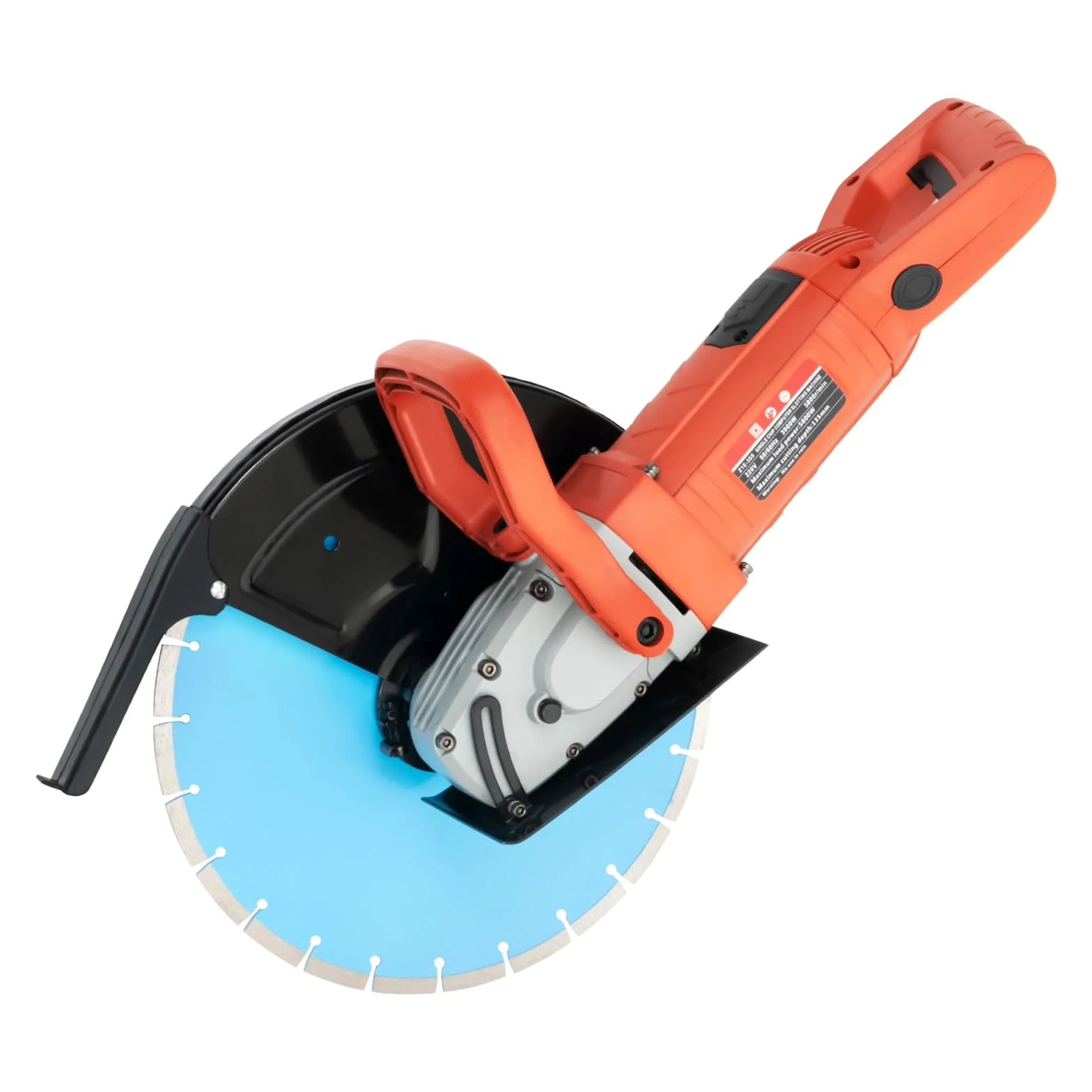 Sierra de hormigón eléctrica de 220 V, 3000 W, 3800 rpm, fresadora de pared, sin polvo, con hoja de diamante de 350 mm, ideal para fábricas, talleres, hogares, carpintería y bricolaje