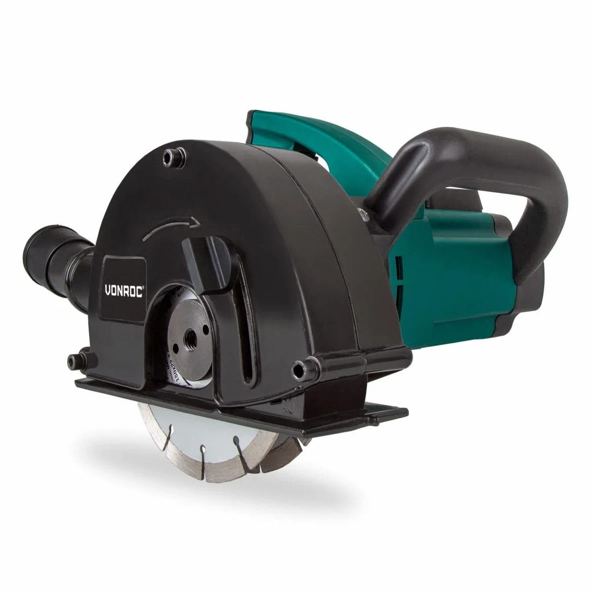 VONROC Rozadora de pared | Fresadora de 1700W - 150mm con discos de diamante y una bolsa para guardar la herramienta