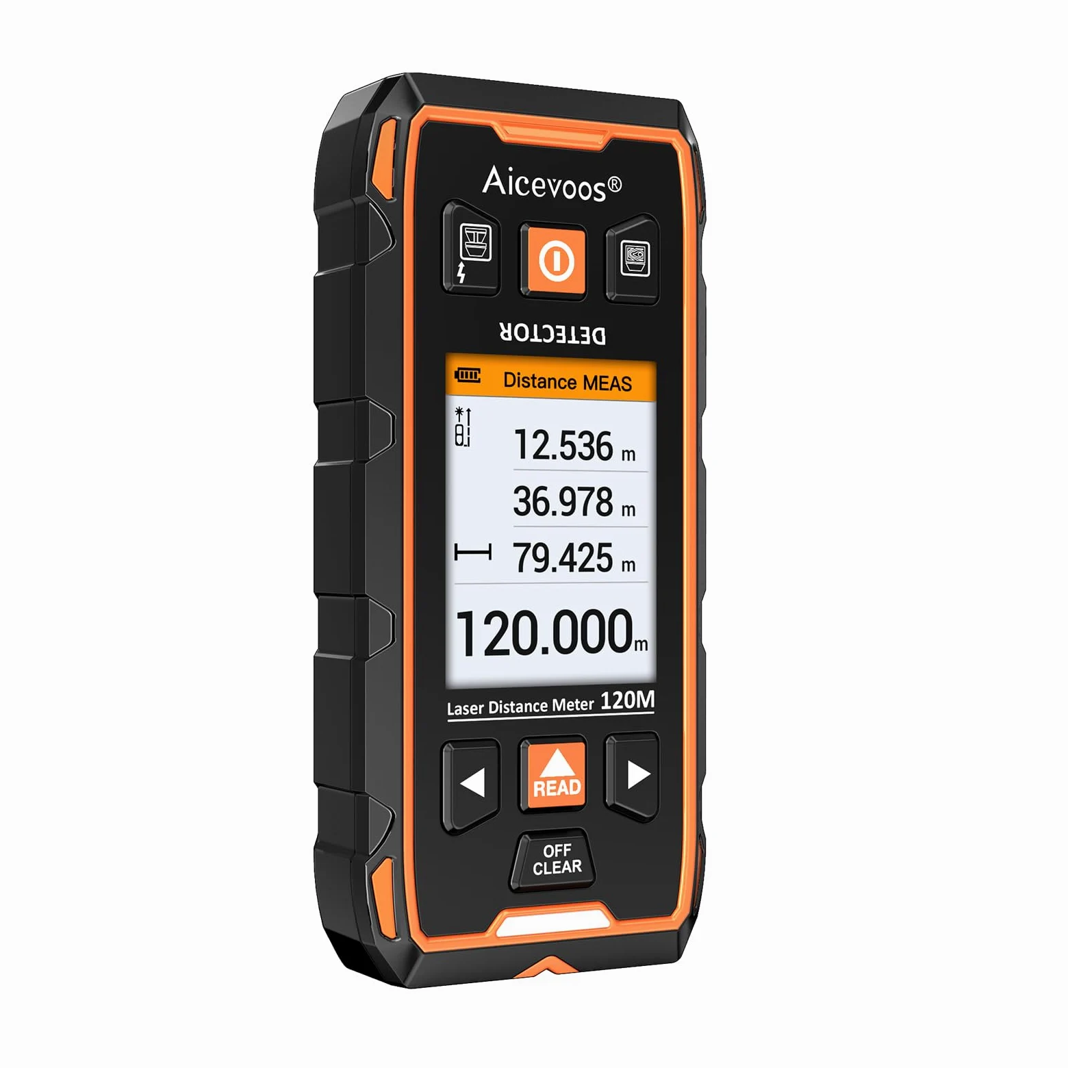 Escáner de Pared - Detector Cables Tuberias 2 en 1 y 393ft Medición Láser con Pantalla LCD para Detectar Metal, Madera, Cables en la Pared y Magnéticos o No Magnéticos