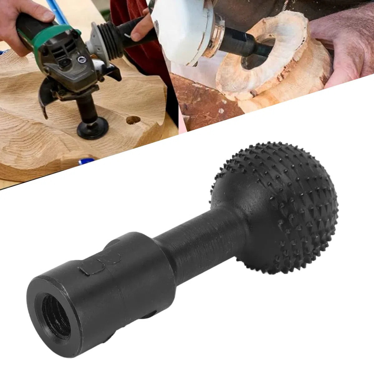Gubia de bola, ranura de madera esférica, husillos esféricos, gubia de bola de madera para tallar madera, molienda, pulido, grabado