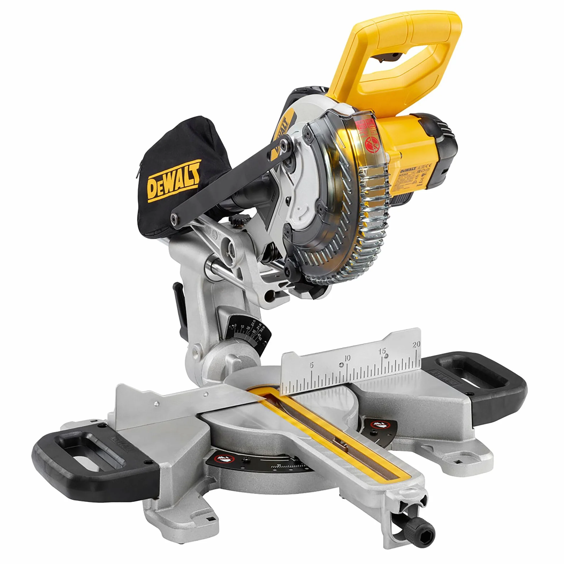 DEWALT DCS365N-XJ - Ingletadora telescópica XR 18V diámetro de 184 mm Luz XPS sin cargador/batería