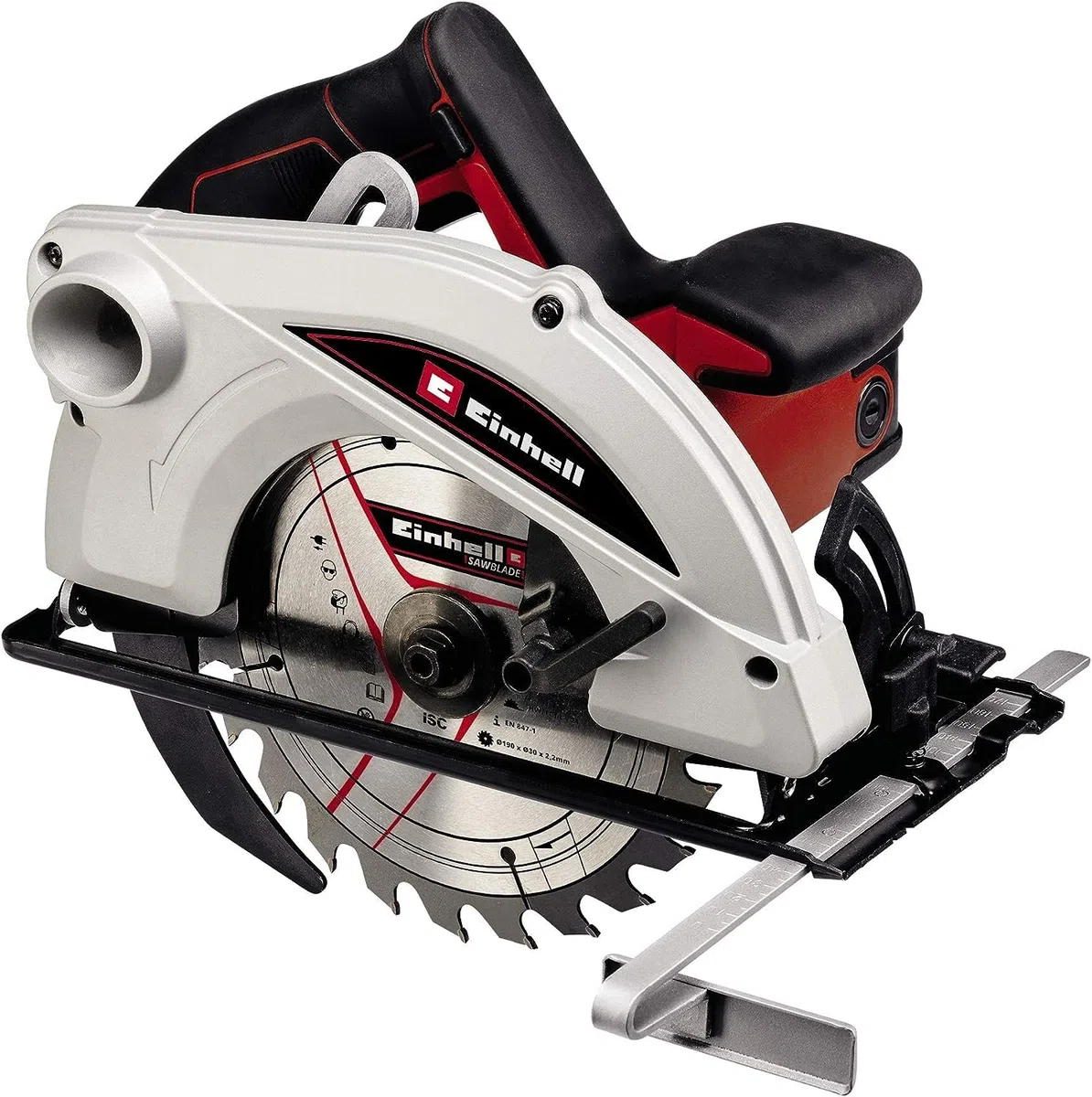 Einhell Sierra circular manual TC-CS 1410 (1410 W, hoja de sierra Ø190 x Ø30 mm, profundidad de corte máx. 67 mm, ajuste sin herramientas de la profundidad de corte y del ángulo de inclinación)