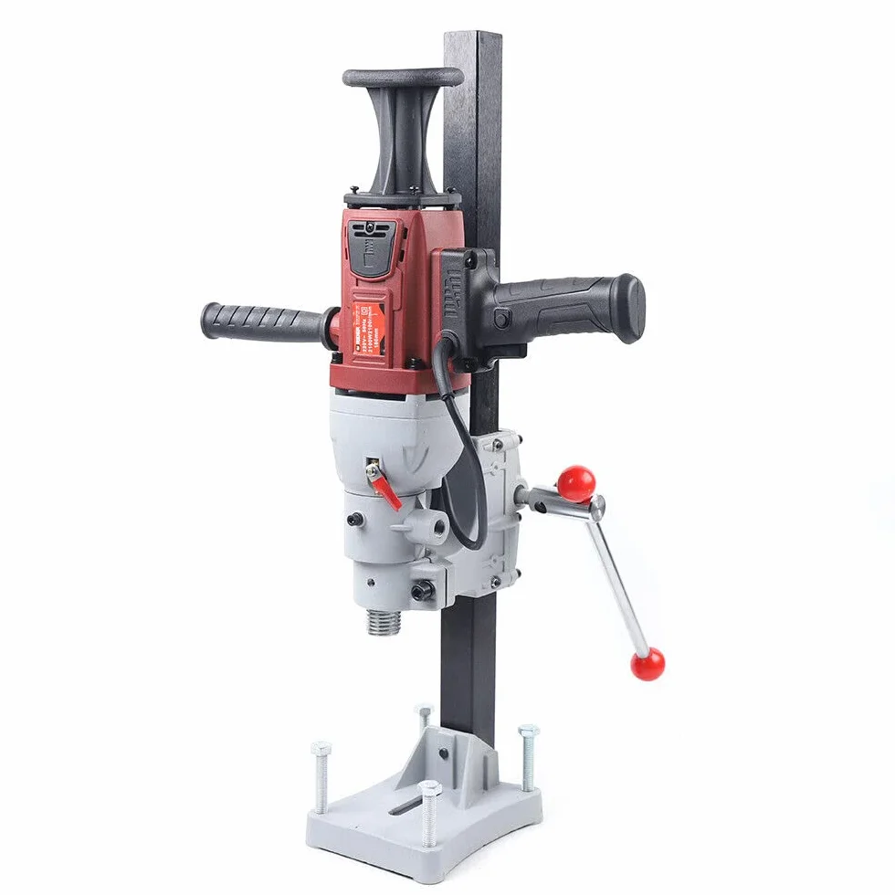 Taladro central de 2200 W, planchas de perforación de hormigón con soporte, eje de salida, motor de cobre puro para apertura de pared, tubos de demolición, escaleras, puentes, Sze